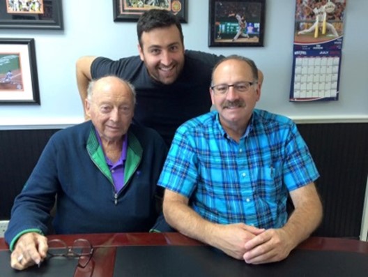 The Nadler family — Alvin, Paul, and Zach